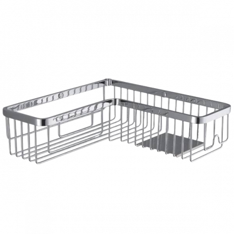 Полочка корзинка COLOMBO DESIGN ANGOLARI B9611 угловая одинарная цвет хром