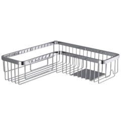 Полочка корзинка COLOMBO DESIGN ANGOLARI B9611 угловая одинарная цвет хром
