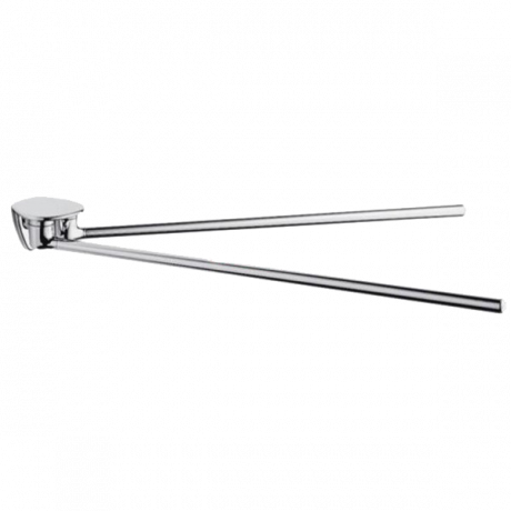 Полотенцедержатель COLOMBO DESIGN KHALA B1813 двойной цвет хром