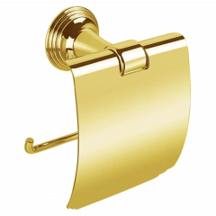 Держатель туалетной бумаги COLOMBO DESIGN HERMITAGE B3391.HPS с крышкой цвет золото