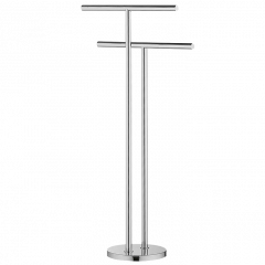 Стойка COLOMBO DESIGN PLUS W4938 с полотенцедержателем двойным цвет хром