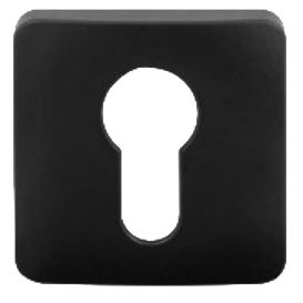 Накладка под цилиндр Colombo Design Rosetta PT13 черный матовый