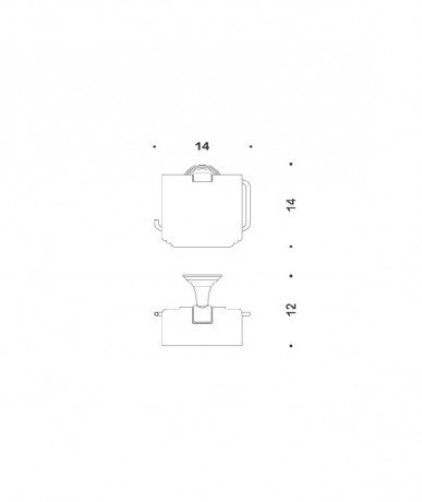 Держатель туалетной бумаги COLOMBO DESIGN HERMITAGE B3391 с крышкой цвет хром