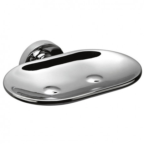 Мыльница COLOMBO DESIGN BASIC B2781 настенная несъемная цвет хром