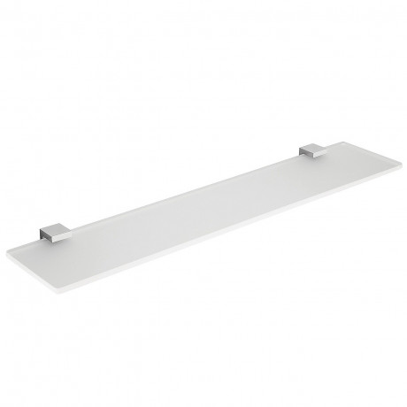 Полочка COLOMBO DESIGN LULU B6216 стеклянная цвет хром