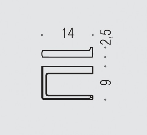 Держатель туалетной бумаги COLOMBO DESIGN LULU B6208 без крышки цвет хром