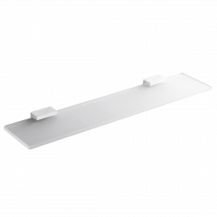 Полочка COLOMBO DESIGN LOOK B1616.BM стеклянная цвет белый матовый