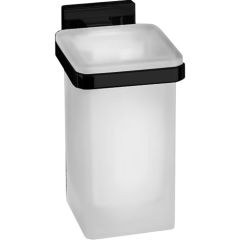 Стакан COLOMBO DESIGN BASICQ B3702.NM настенный цвет черный матовый