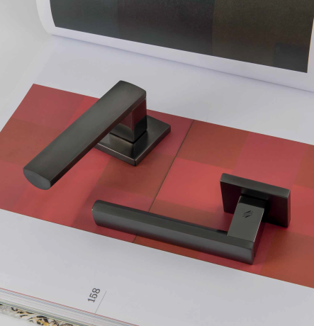 Дверная ручка Colombo Design ALBA LC91RSB графит матовый/графит