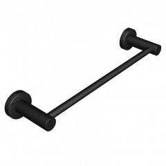 Полотенцедержатель COLOMBO DESIGN PLUS W4909.NM широкий цвет черный матовый