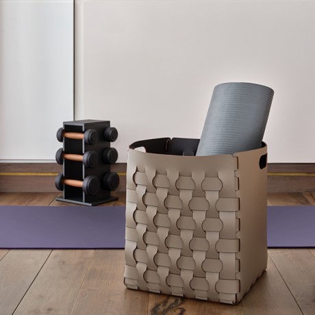 Корзинка COLOMBO DESIGN ADJ 1047.04/06 настольная цвет капучино/шоколад