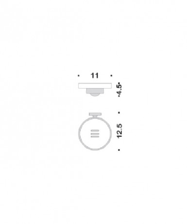 Мыльница COLOMBO DESIGN NORDIC B5201 настенная цвет хром