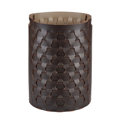 Корзина для белья COLOMBO DESIGN ADJ 2057.06/04 напольная цвет шоколад/капучино