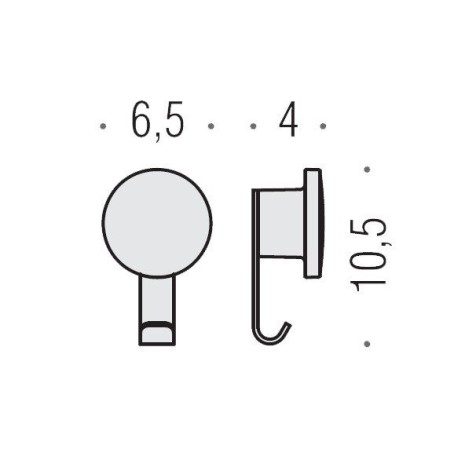 Крючок COLOMBO DESIGN NORDIC EB27* одинарный
