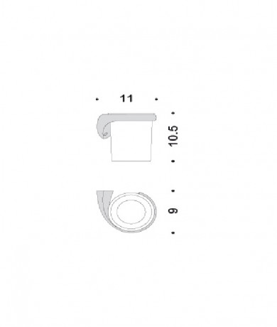 Стакан COLOMBO DESIGN LINK B2402DX настенный цвет хром