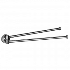 Полотенцедержатель COLOMBO DESIGN PLUS W4913 двойной цвет хром