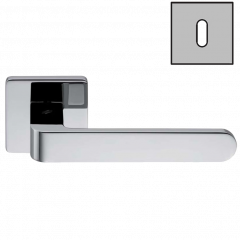 Дверная ручка Colombo Design FEDRA AC11R хром в комплекте с накладками под ключ для межкомнатных дверей