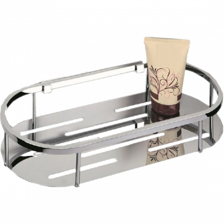 Полочка корзинка COLOMBO DESIGN ANGOLARI B9641 одинарная съемная цвет хром