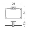 Полотенцедержатель COLOMBO DESIGN LOOK B1631.HPS1 кольцо цвет нержавеющая сталь