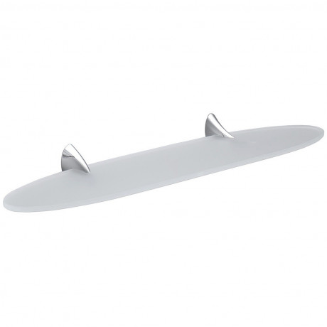 Полочка COLOMBO DESIGN LINK B2416 стеклянная цвет хром