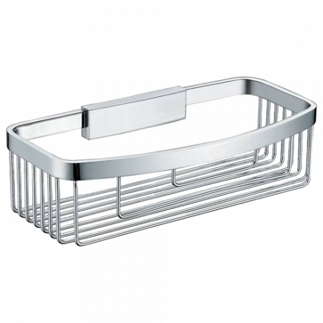 Полочка корзинка COLOMBO DESIGN ANGOLARI B9646 одинарная съемная цвет хром