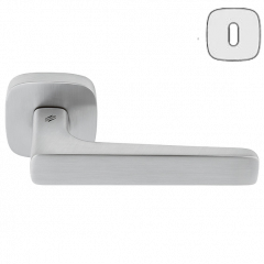 Дверная ручка Colombo Design SPIDER MR11R хром матовый в комплекте с накладками под ключ для межкомнатных дверей