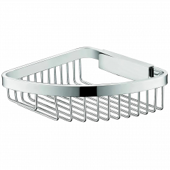 Полочка корзинка COLOMBO DESIGN ANGOLARI B9649 угловая одинарная съемная цвет хром