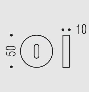 Накладка под цилиндр Colombo Design Rosetta One CC13 бронза 2 шт