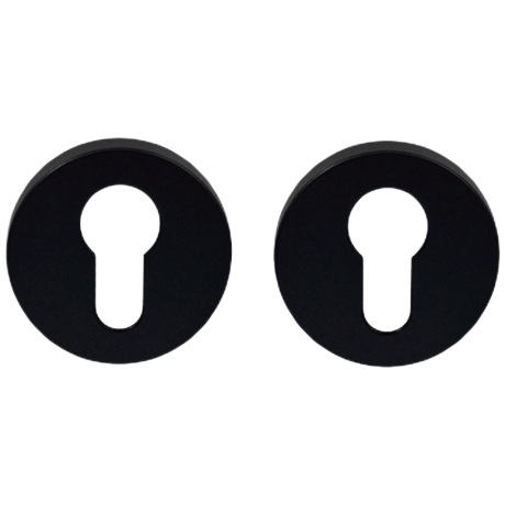 Накладка под цилиндр Colombo Design Rosetta One CC13 черный матовый 2 шт