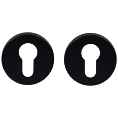 Накладка под цилиндр Colombo Design Rosetta One CC13 черный матовый 2 шт