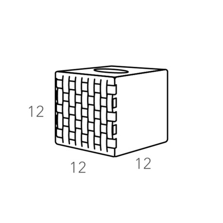 Салфетница COLOMBO DESIGN ADJ 115.04/06 настольная цвет капучино/шоколад