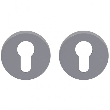 Накладка под цилиндр Colombo Design Rosetta One CC13 серебро 2 шт