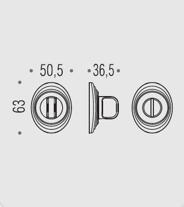 Фиксатор сантехнический Colombo Design Rosetta DB19 BZG хром