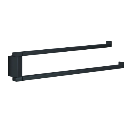 Полотенцедержатель COLOMBO DESIGN MINI Q B5012.GM двойной цвет графит матовый