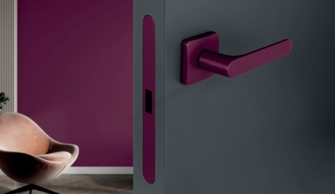Дверная ручка Colombo Design ONE Q CC21RSB.C10 цвет фиолетовый