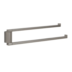 Полотенцедержатель COLOMBO DESIGN MINI Q B5012.HPS1 двойной цвет нержавеющая сталь