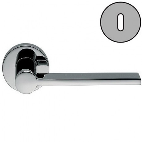 Дверная ручка Colombo Design TOOL MD11R хром в комплекте с накладками под ключ для межкомнатных дверей