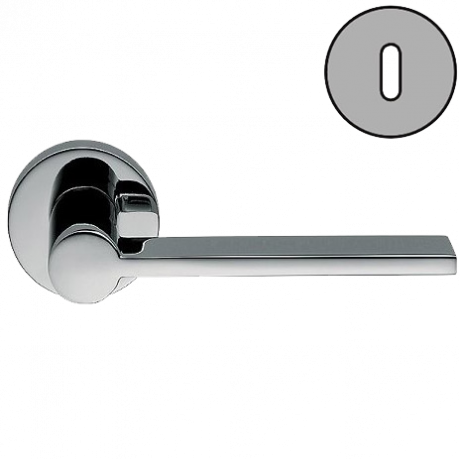 Дверная ручка Colombo Design TOOL MD11R хром в комплекте с накладками под ключ для межкомнатных дверей