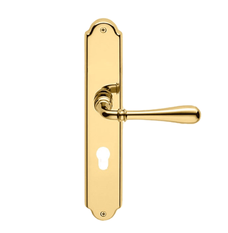 Дверная ручка Colombo Design IDA ID31PY на планке золото