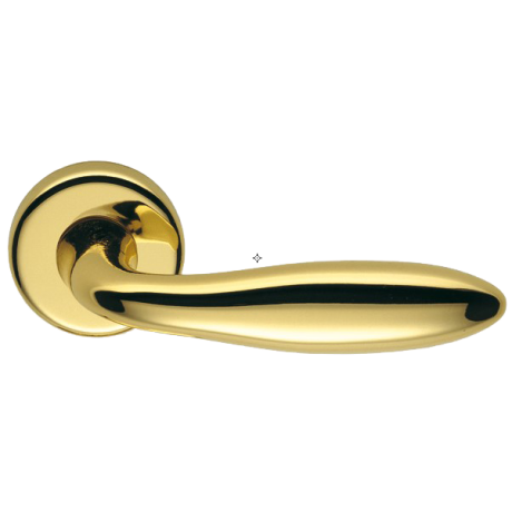 Дверная ручка Colombo Design MACH CD81R золото в комплекте с накладками под ключ для межкомнатных дверей
