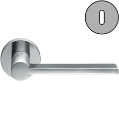 Дверная ручка Colombo Design TOOL MD11R хром матовый в комплекте с накладками под ключ для межкомнатных дверей