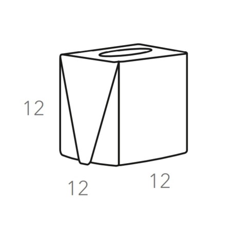 Салфетница COLOMBO DESIGN ADJ 015.16/10 настольная цвет панна котта/белый