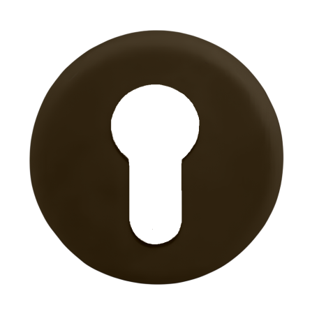 Накладка под цилиндр Colombo Design Rosetta CD63 GB бронза коричневая