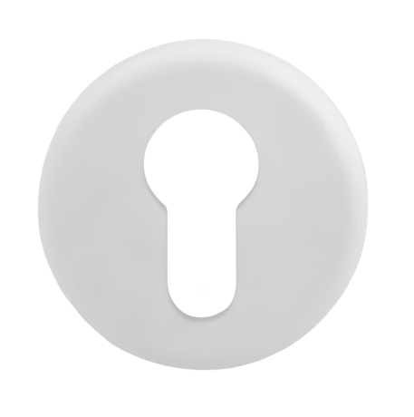 Накладка под цилиндр Colombo Design Rosetta CD63 GB белый матовый