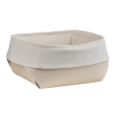 Корзина для хлеба COLOMBO DESIGN ADJ 037.16/10 настольная цвет панна котта/белый