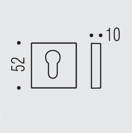 Накладка под цилиндр Colombo Design Rosetta MM13 бронза коричневая