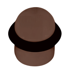 Ограничитель дверной Colombo Design CD112 бронза коричневая