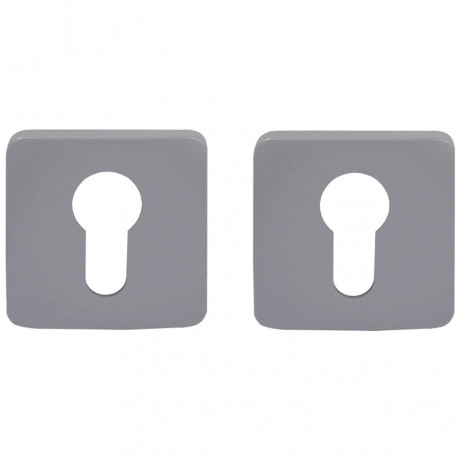 Накладка под цилиндр Colombo Design Rosetta OneQ CC23 серебро 2 шт