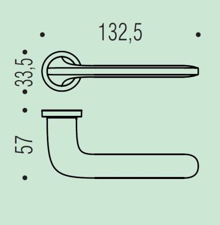 Дверная ручка Colombo Design ROBOQUATTRO ID41RSB/0 черная матовая