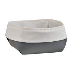 Корзина для хлеба COLOMBO DESIGN ADJ 039.03/01 настольная цвет серый/черный